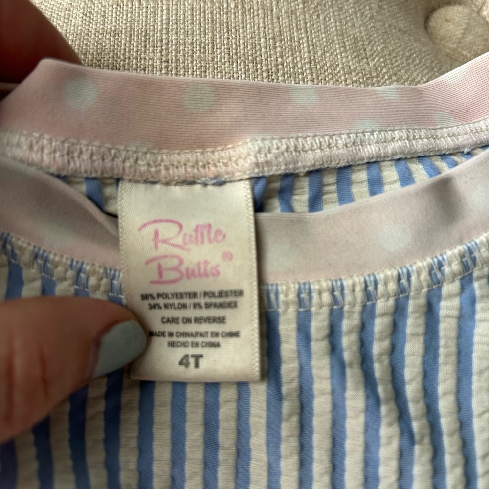 Ruffle Butts Rash Guard Bathing Suit - Picture 3 of 7